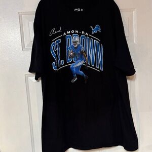 CSA Black Graphic Tee with Blue Accents